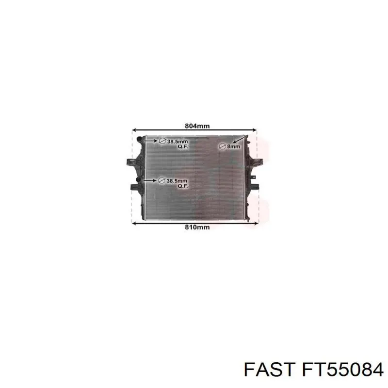 FT55084 Fast Радіатор охолодження двигуна