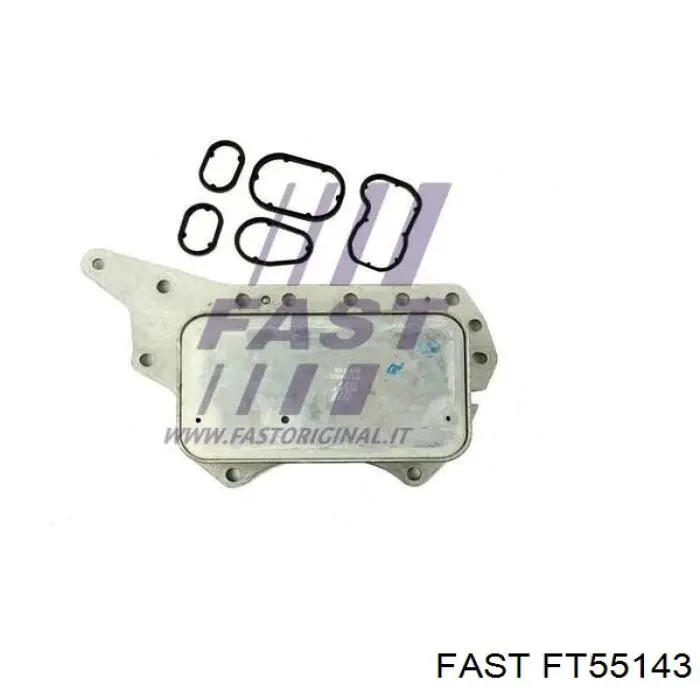 FT55143 Fast радіатор масляний (холодильник, під фільтром)