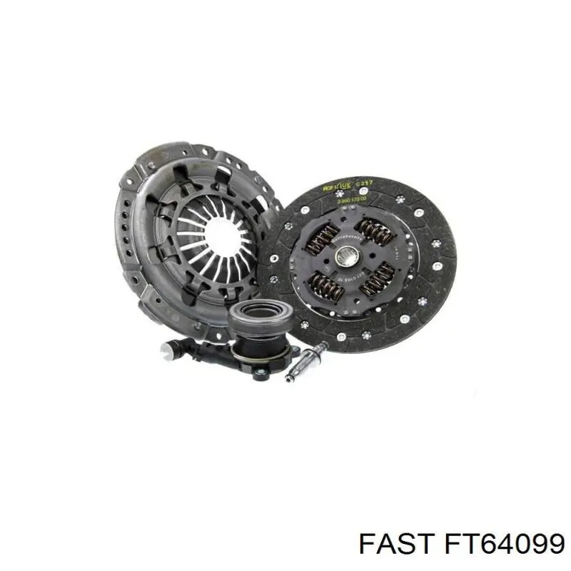 FT64099 Fast комплект зчеплення (3 частини)