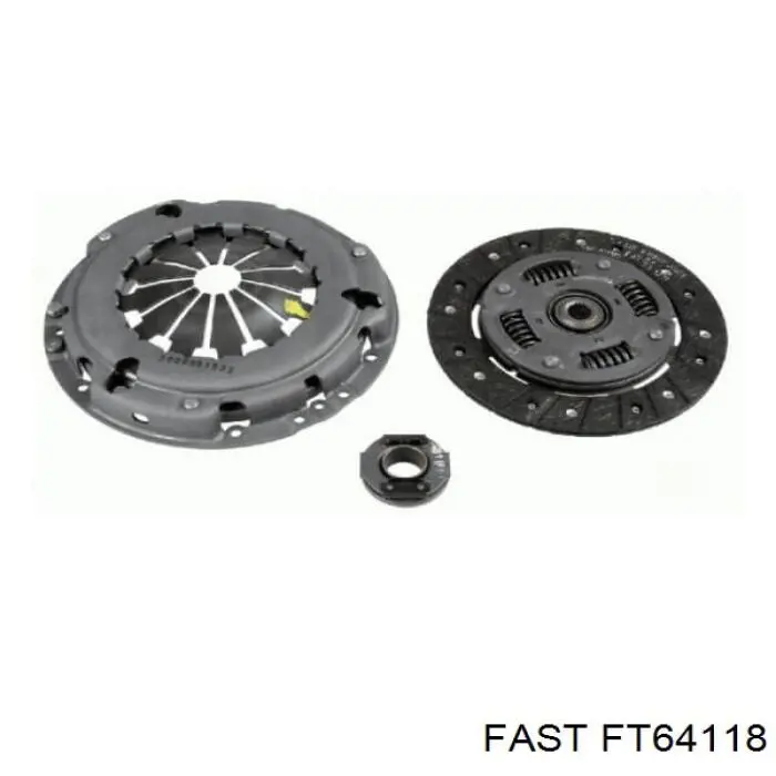 Комплект зчеплення (3 частини) Fast FT64118 ціна, від 89.97 USD
