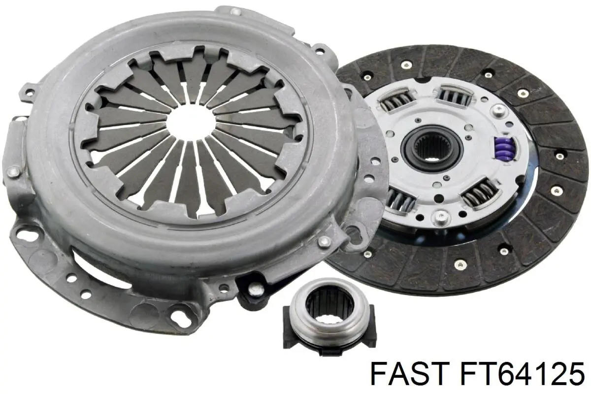Комплект зчеплення (3 частини) Fast FT64125 ціна, від 70.78 USD