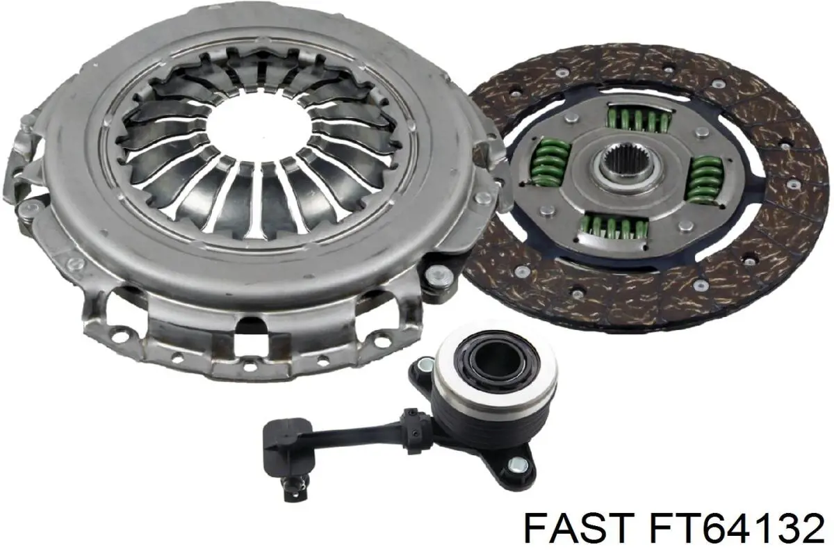 Комплект зчеплення (3 частини) Fast FT64132 ціна, від 71.32 USD