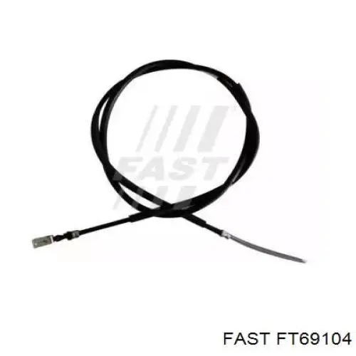 Трос стоянкового гальма задній правий Fast FT69104 ціна, від 12.26 USD