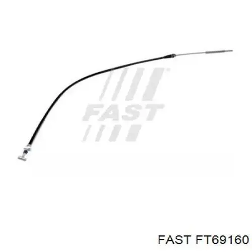 Трос ручного гальма задній, правий/лівий Fast FT69160 ціна, від 10.29 USD