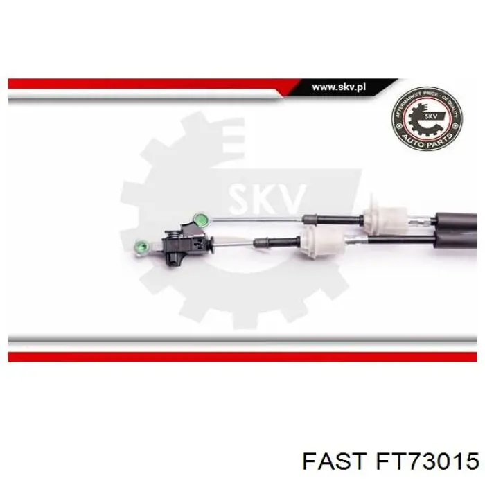 Трос перемикання передач, здвоєний Fast FT73015 ціна, від 84.63 USD