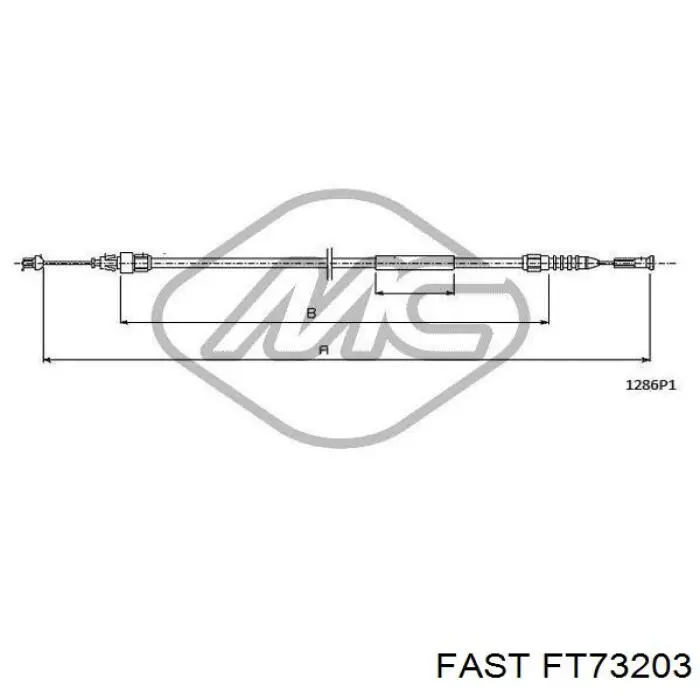Трос відкриття капота Fast FT73203 ціна, від 10.03 USD