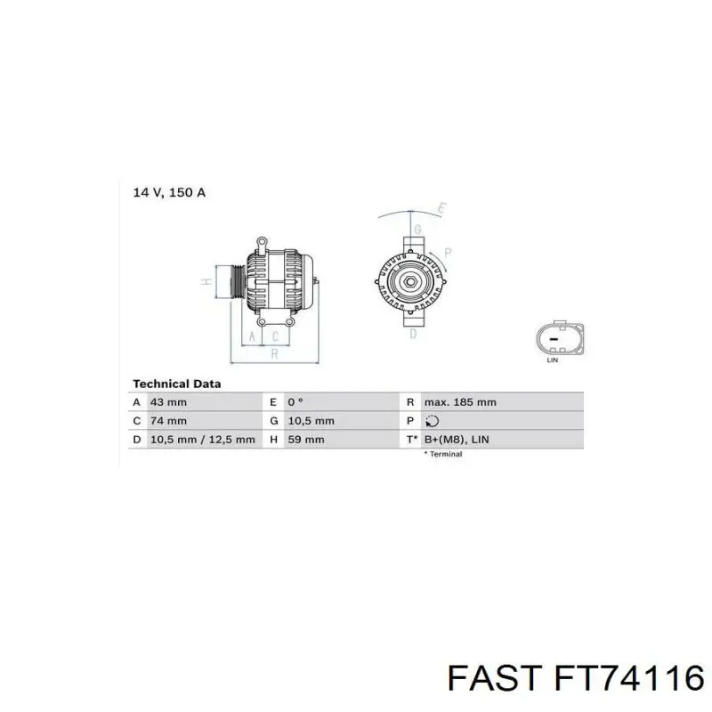 Генератор Fast FT74116 ціна, від 196.12 USD