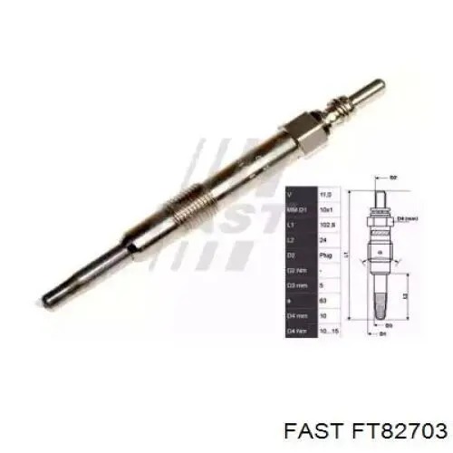 Купити FT82703 Fast Свічка накалу