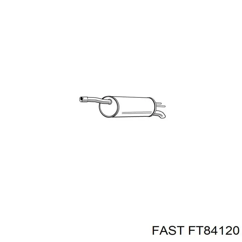 Глушник, задня частина FT84120 Fast