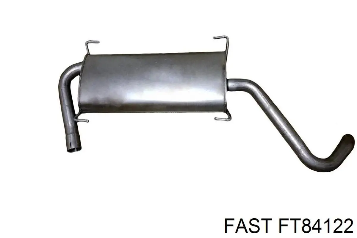 FT84122 Fast глушник, задня частина