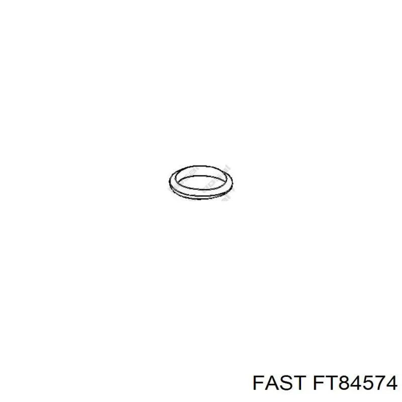 FT84574 Fast кільце приймальної труби глушника