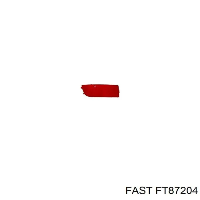 FT87204 Fast катафот (відбивач заднього бампера, лівий)
