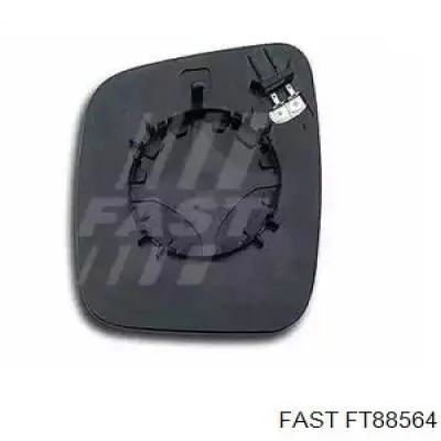 Дзеркальний елемент правого дзеркала заднього виду Fast FT88564 ціна, від 10.00 USD