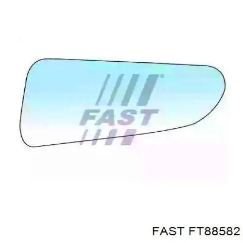 Скло дзеркала заднього виду, правого Fast FT88582 ціна, від 9.41 USD