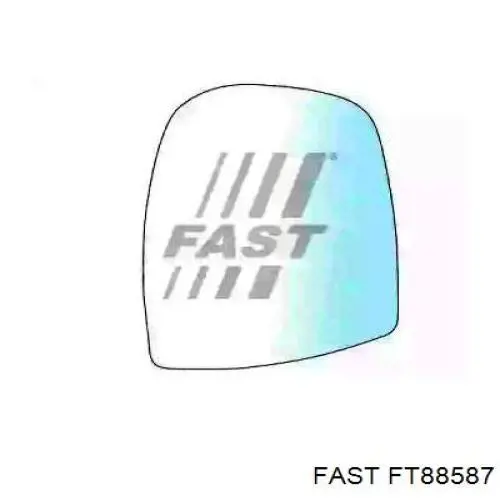 Скло дзеркала заднього виду, лівого Fast FT88587 ціна, від 8.79 USD