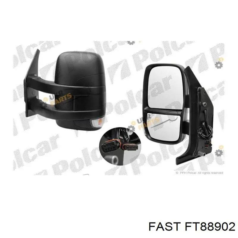 Праве бічне дзеркало Iveco 5802031936 ціна, від 24.48 USD