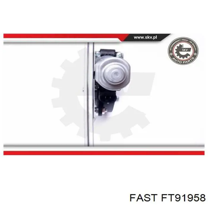 Склопідйомник з електродвигуном Fast FT91958 ціна, від 44.64 USD