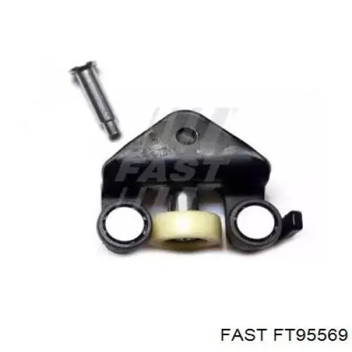 Ролик двері бічної/зсувної, правий нижній Fast FT95569 ціна, від 12.05 USD