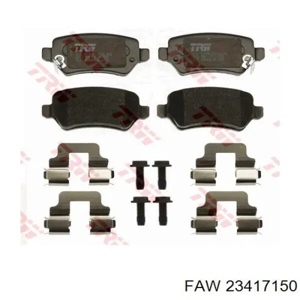 Задні гальмівні колодки FAW 23417150 ціна, від 12.68 USD