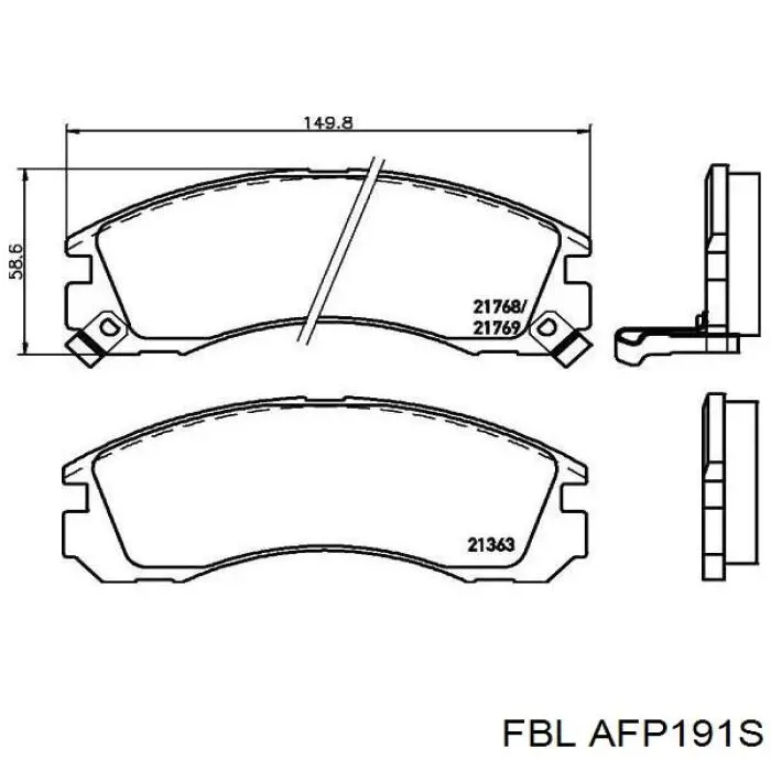 Гальмівні колодки Mitsubishi MZ690576 ціна, від 23.90 USD