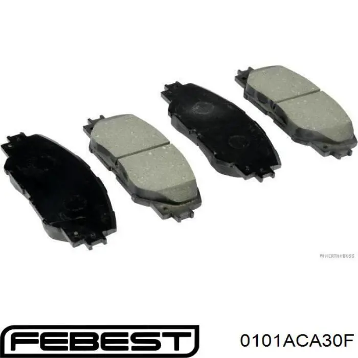 Гальмівні колодки Febest 0101ACA30F ціна, від 20.93 USD