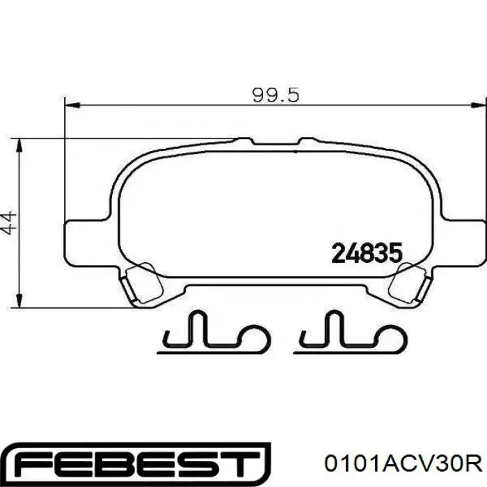 Задні гальмівні колодки Blue Print ADT342222 ціна, від 16.96 USD