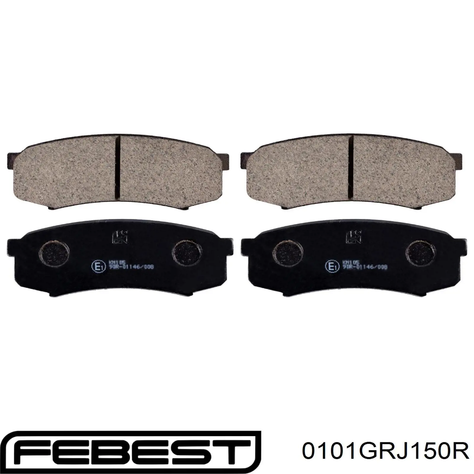 Купити 0101GRJ150R Febest Задні колодки