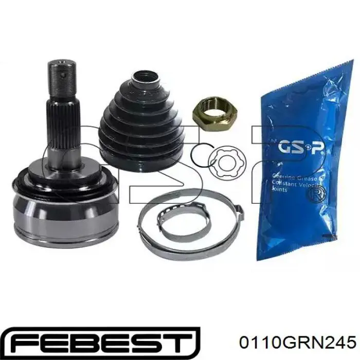 ШРКШ внутрішній, передній Febest 0110GRN245 ціна, від 51.25 USD