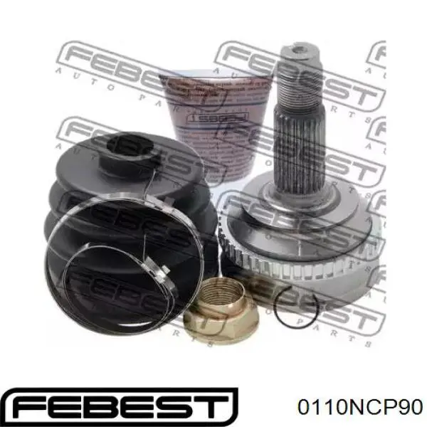 Граната колісна Febest 0110NCP90 ціна, від 44.13 USD