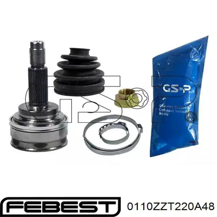 ШРУС зовнішній Febest 0110ZZT220A48