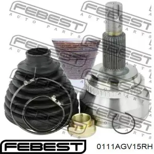 ШРКШ внутрішній, передній, правий Febest 0111AGV15RH ціна, від 77.84 USD