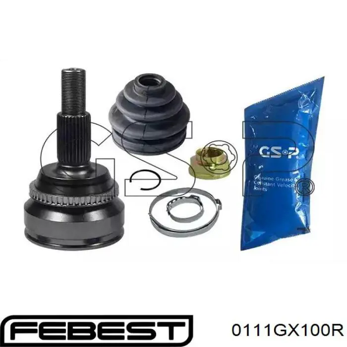 Купити 0111GX100R Febest ШРКШ внутрішній, задній