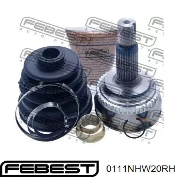 Купити 0111NHW20RH Febest Граната внутрішня ліва