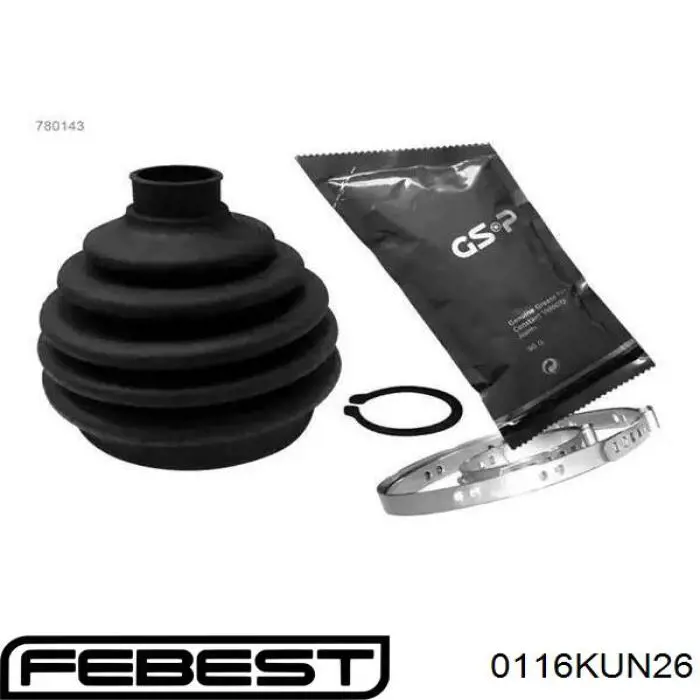 ШРУС внутрішній (тришиб) Febest 0116KUN26