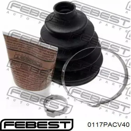 Пильник ШРУСа зовнішній 0117PACV40 Febest