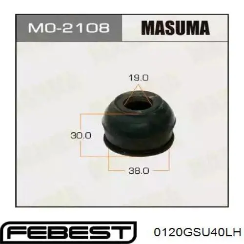 Купити 0120GSU40LH Febest Кульова опора, нижня, ліва