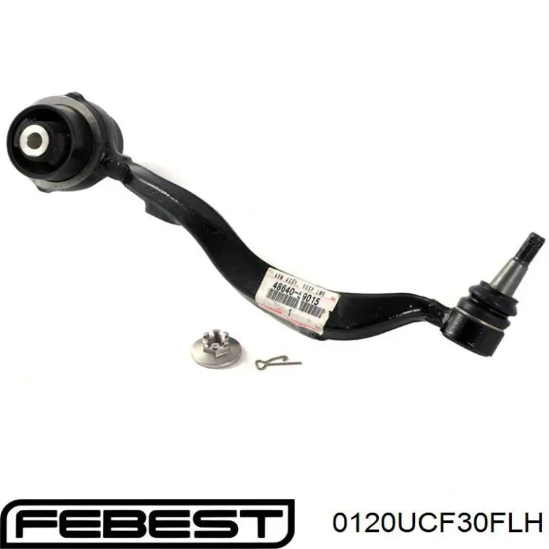 Купити 0120UCF30FLH Febest Кульова опора, нижня, ліва