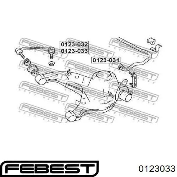 Стійка стабілізатора заднього, права 4870630030 Toyota