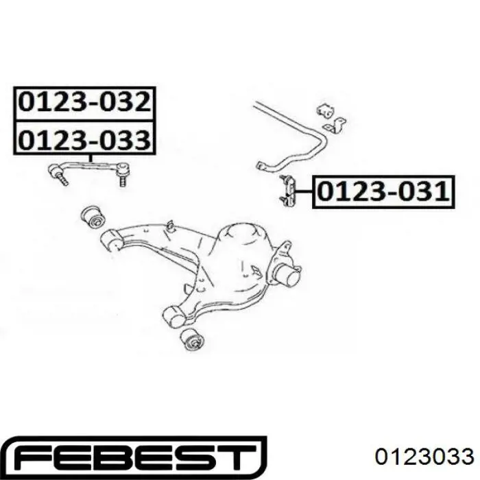 Купити 0123033 Febest Солдатик правий