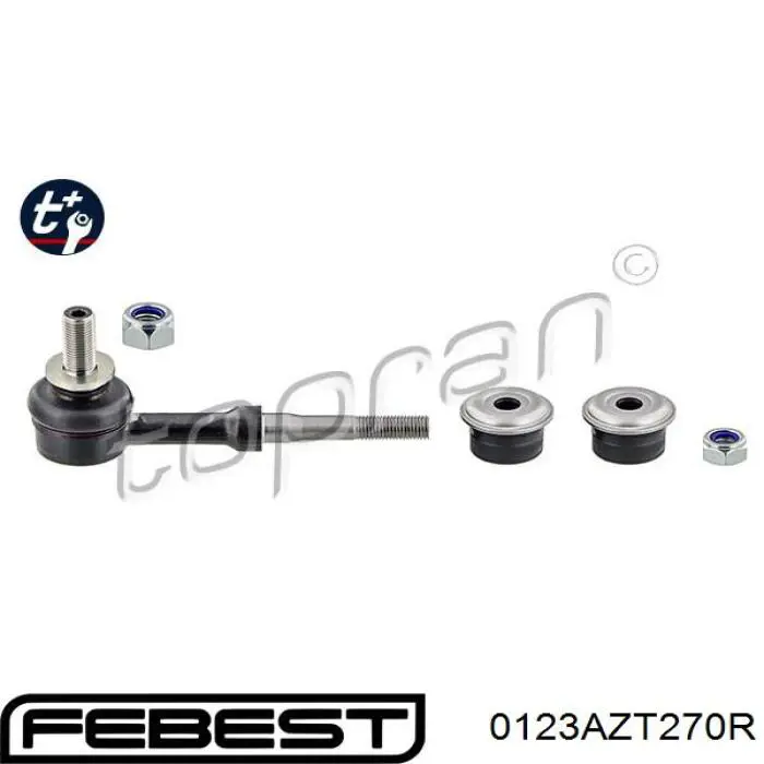 Купити 0123AZT270R Febest Солдатик стабілізатора, заднього