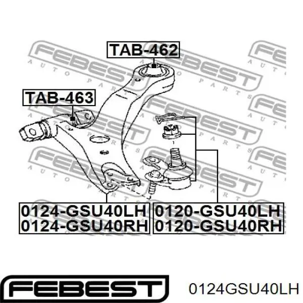 Важіль передній лівий Sato Tech PS10794 ціна, від 35.86 USD