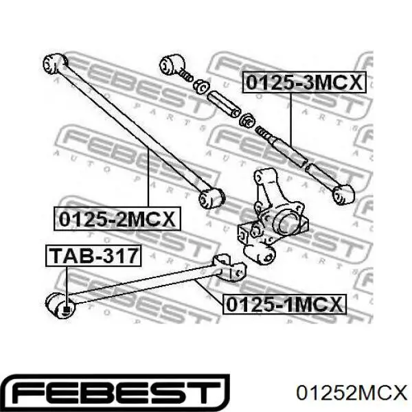 Тяга поперечна задньої підвіски 01252MCX Febest