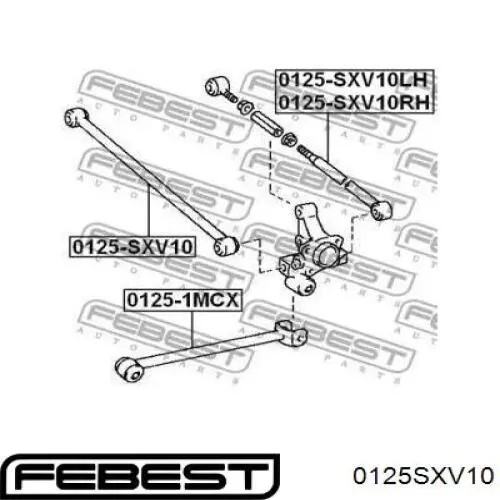 Важіль задньої підвіски нижній, лівий/правий Q-fix Q0370062 ціна, від 23.25 USD