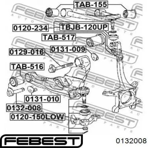 Болт переднього важеля, нижнього Autotechteile 9400067 ціна, від 8.54 USD
