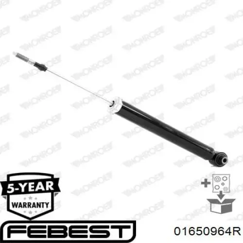 Купити 01650964R Febest Амортизатор задній, правий