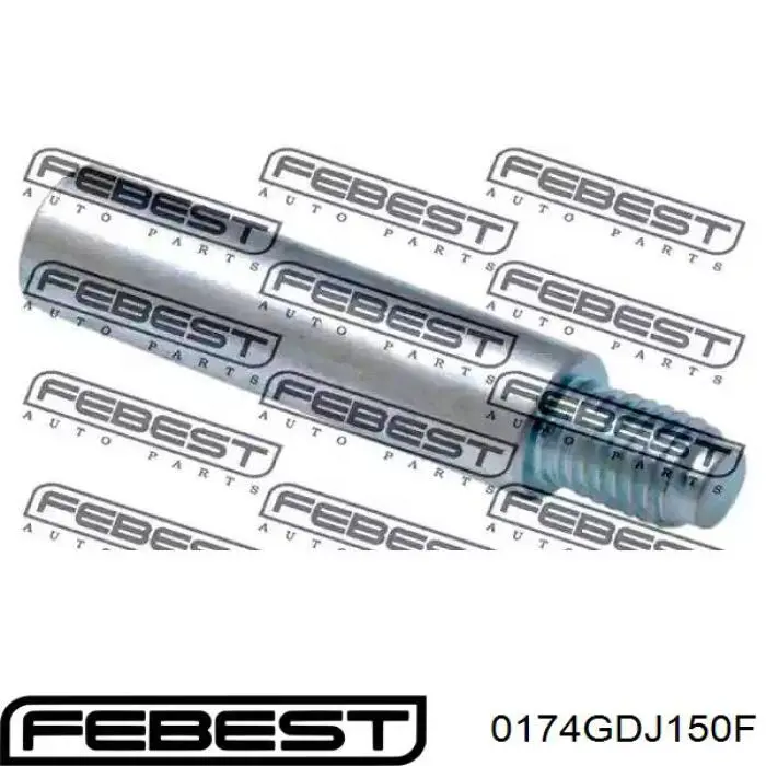 Ремкомплект гальмівних колодок Febest 0174GDJ150F ціна, від 4.75 USD