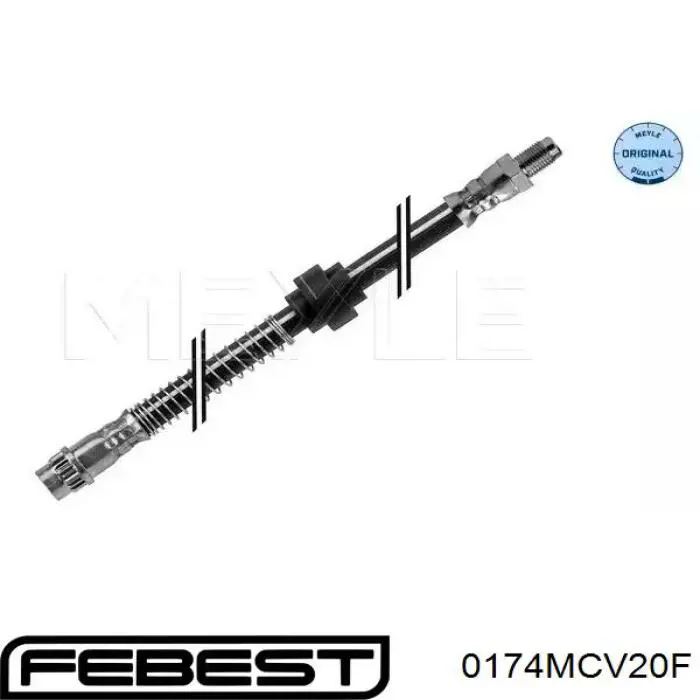 Купити 0174MCV20F Febest Направляюча супорту переднього, нижня