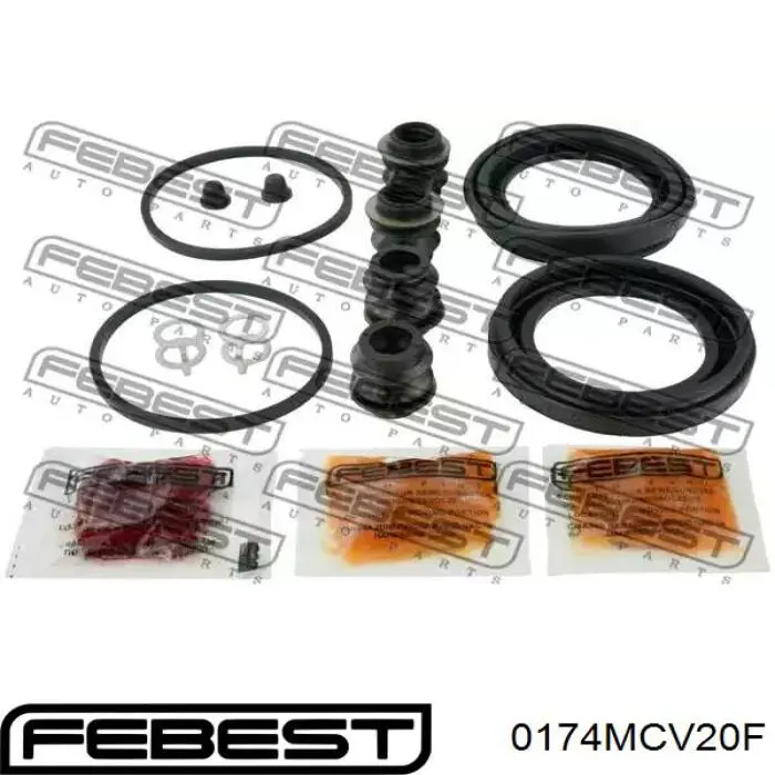 Направляюча супорту переднього, нижня 0174MCV20F Febest