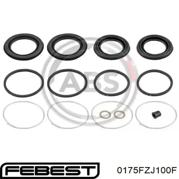 Купити 0175FZJ100F Febest Ремкомплект переднього супорту