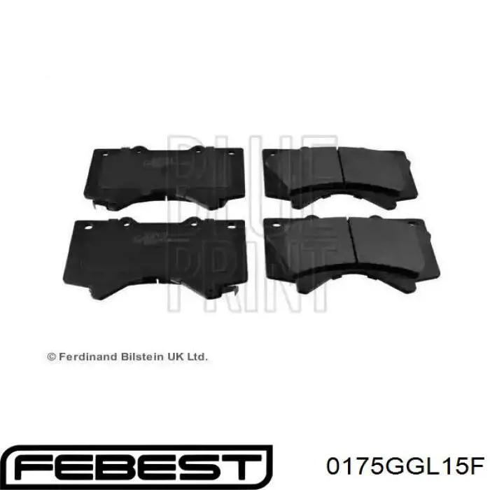 Ремкомплект супорту гальмівного переднього Febest 0175GGL15F ціна, від 21.04 USD